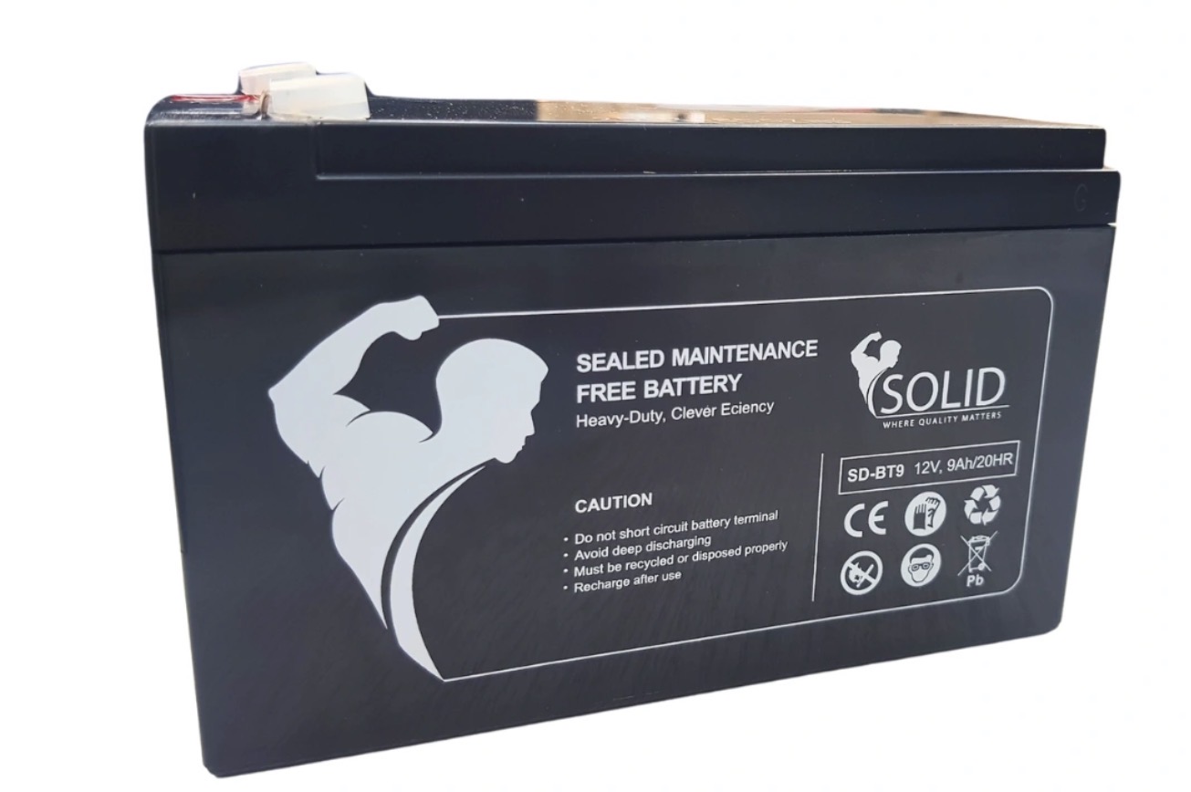 SOLID UPS BATTERY 12 X 9 AH