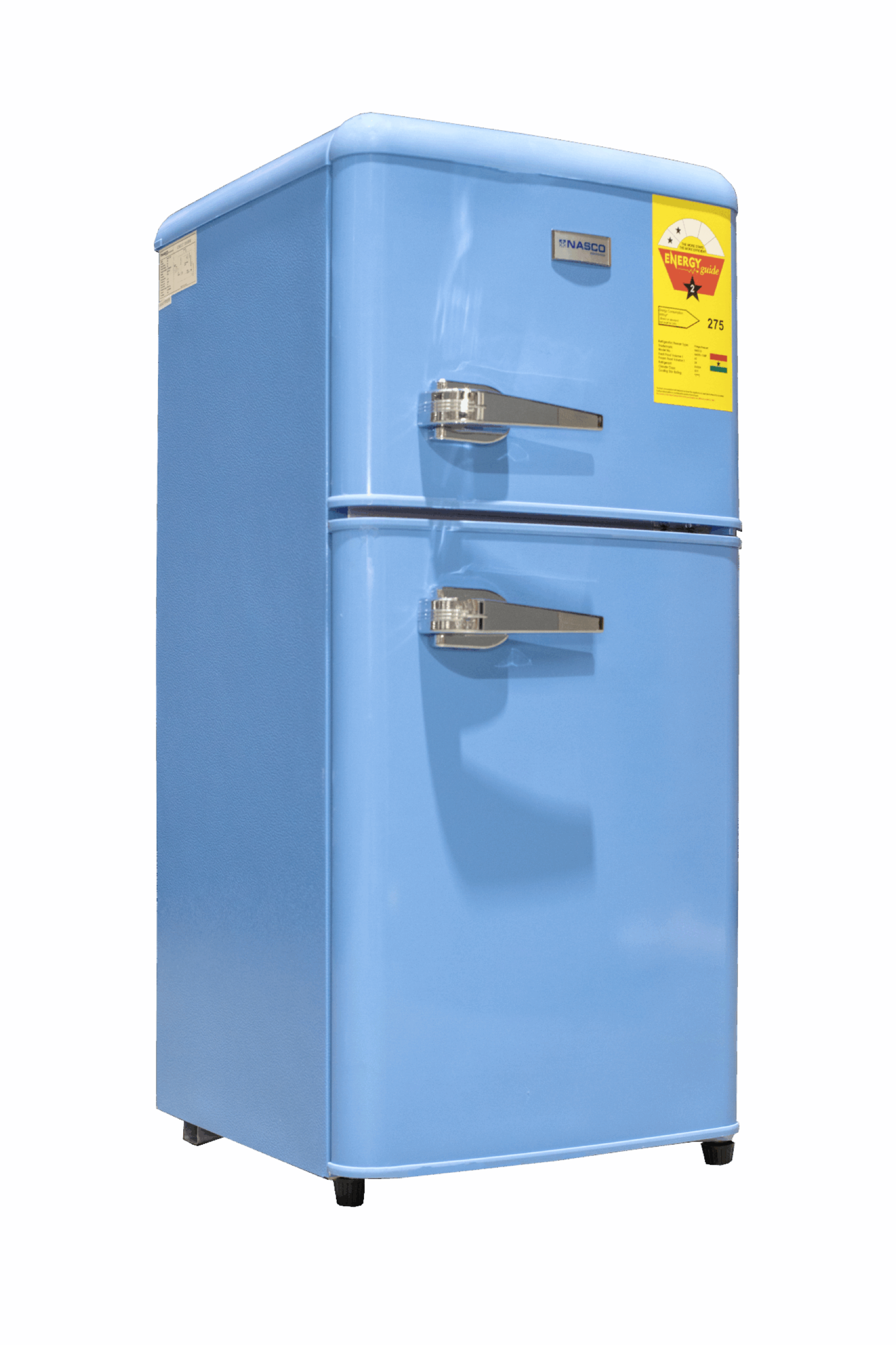 Nasco 86L Retro Table Top Refrigerator NASF2-110RT