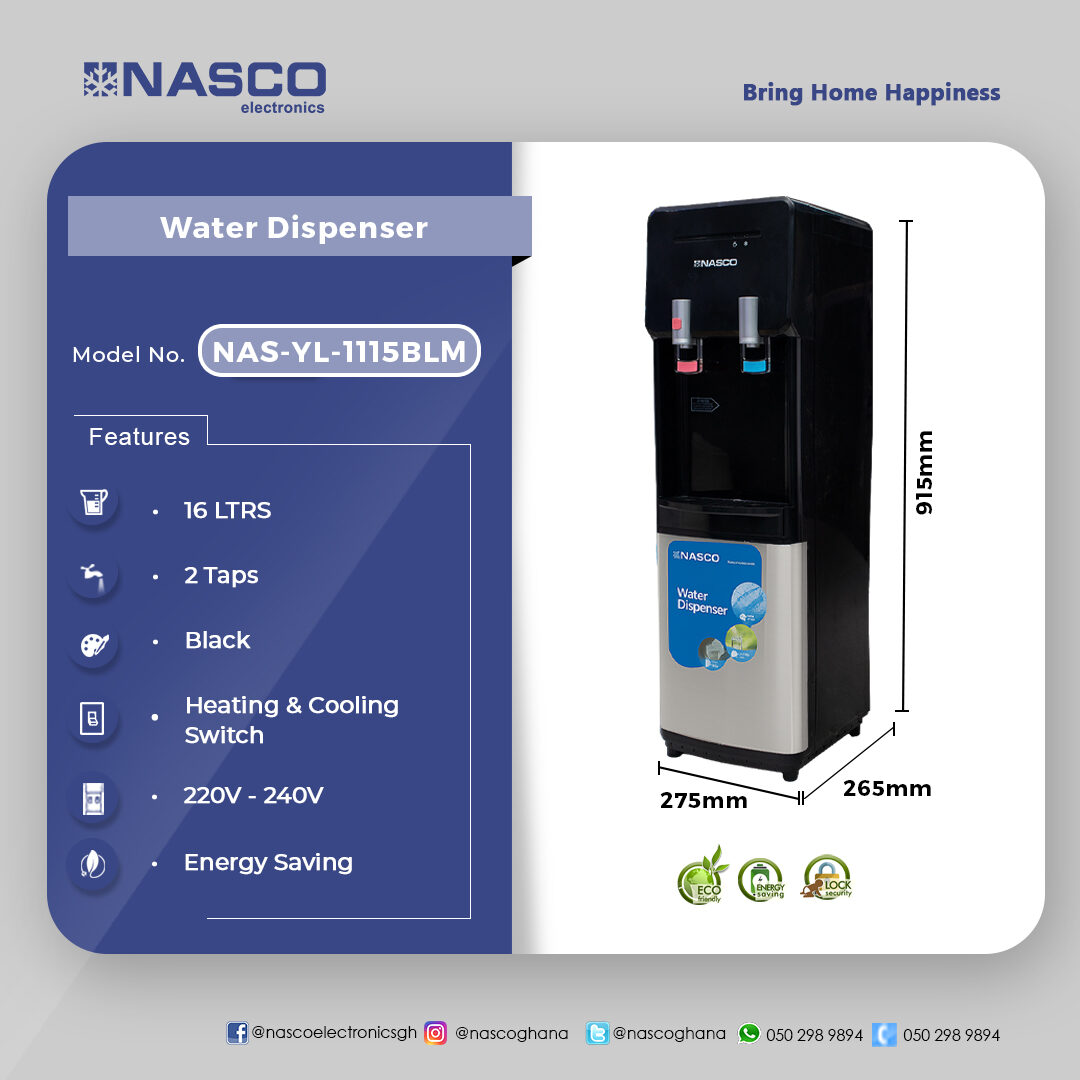 Nasco Water Dispenser NAS-YL-1115BLM